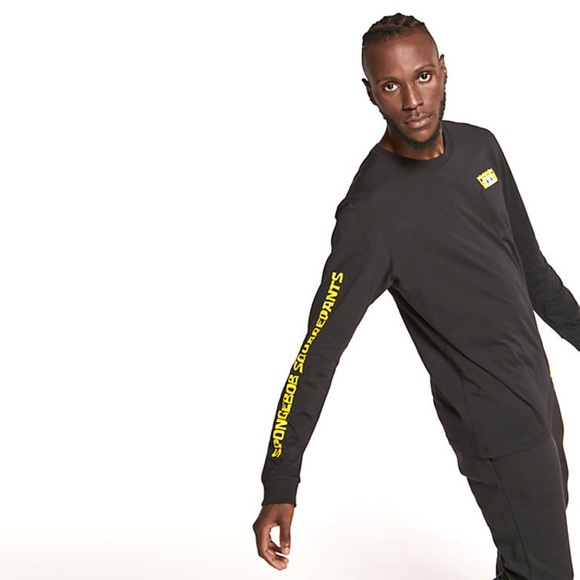 Brand new w tags Sponge Bob SquarePants Timberland Long Sleeve Graphic T-Shirt - Picture 4 of 5